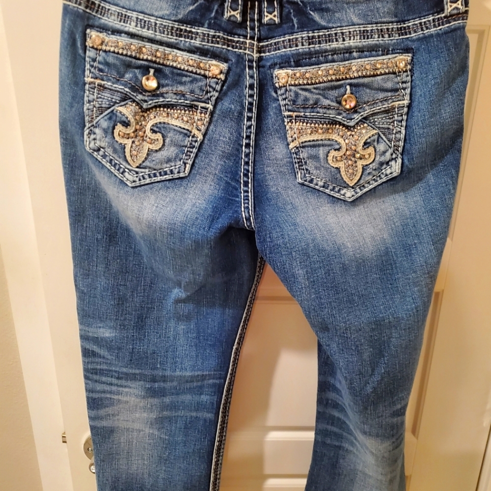 Rock revival capri jeans